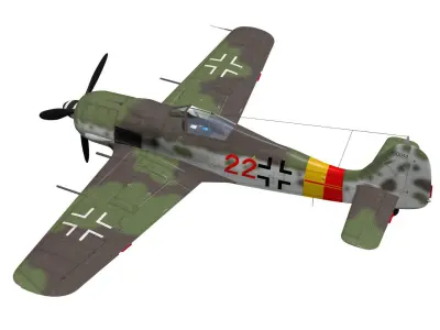 Focke Wulf Fw190 A9 3D model