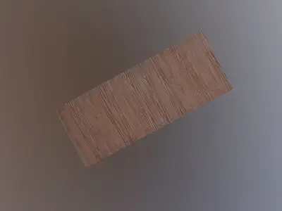 Low Poly Old Wardrobe  Free low-poly 3D model