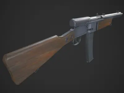 Volkssturmgewehr Low-poly 3D model