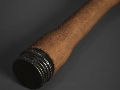 M24 Stick Grenade Stielhandgranate Low-poly 3D model