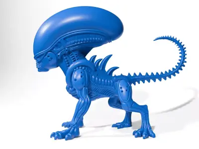 Alien dog 2 3D print model