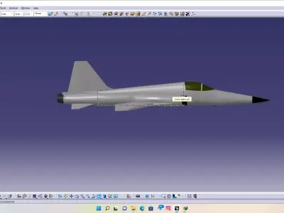 northrop f-5 freedom fighter 3D model
