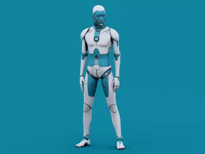 i-HOMO 07 Rigged for Unreal Engine - Unity - MIXAMO  3D model