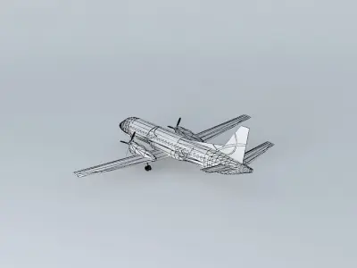 FlyRoyal SAAB 340 Free 3D model