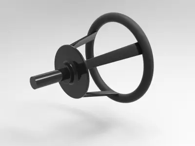 Stearing wheel 2 3D model