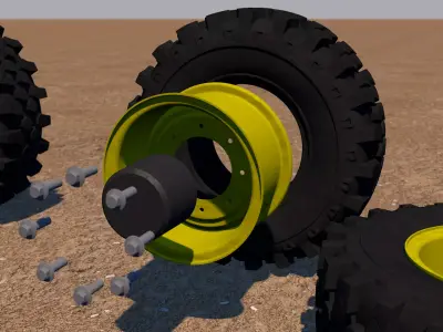 Michelin Bibload Hard Surface 3D model