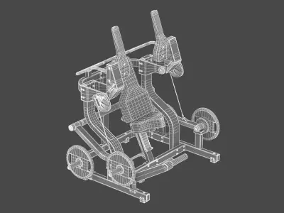 Technogym Plate Loaded Pure Pullover 3D model