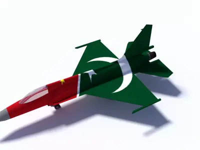 JF-17 Thunder 3D model