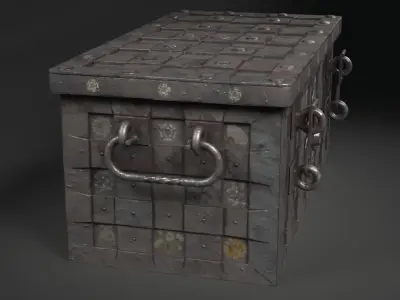 Armada Chest Low-poly 3D model