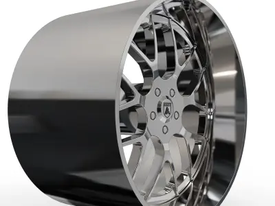 ASANTI AF174 WHEEL 3D MODEL 3D model