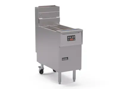 Anets AGP55T Twin Vat Deep Fryer 3D model