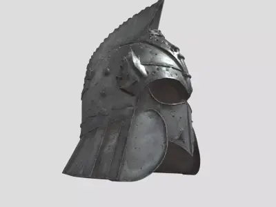 Iron Chestplate Armor Low-poly 3D model