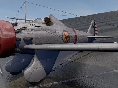 Boeing P-26A Peashooter 3D model