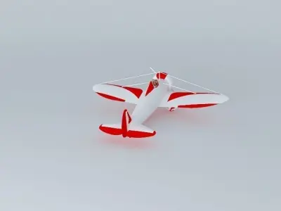 BOEING P26A PEASHOOTER Free 3D model