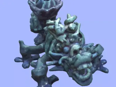 tailed dragon Free 3D model