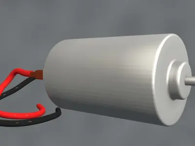 Free DC Motor Free 3D model