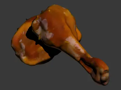 chickenthighs Low-poly 3D model