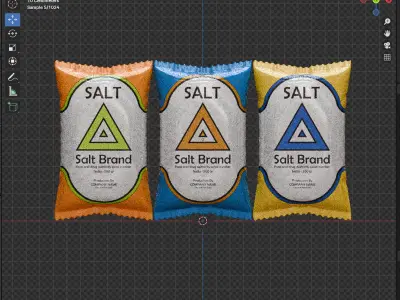Salt Packaging 3D model