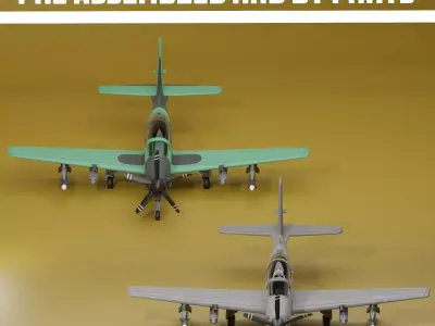 A-29B SUPER TUCANO ADVANCE TWINS PACK V3 3D print model
