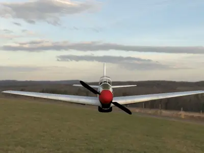 North American P-51 Mustang 3D model