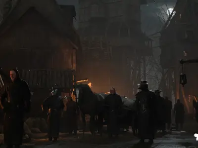 Medieval Environments Mega Bundle 11 Packs Low-poly 3D model