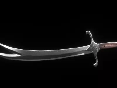 Sword of Imam Ali 3D model