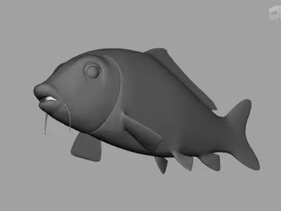 river Fish 3D model