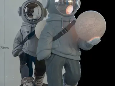 Astronaut Doll 3D model