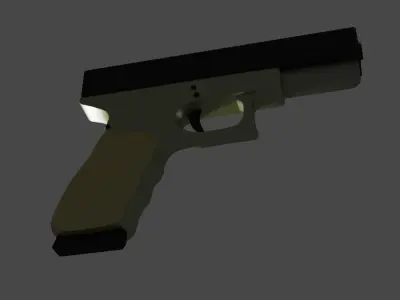 glock-18 gun Free 3D model