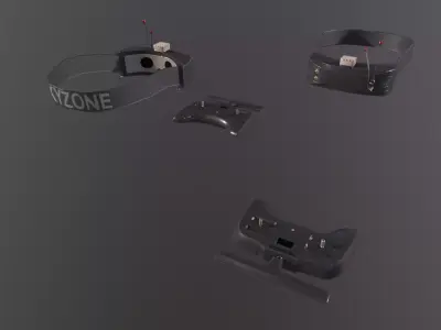 Skyzone SKY04X Pro  - TBS Tango 2 Pro V4 foto Controller Low-poly 3D model