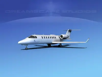LearJet 45 V04 3D model