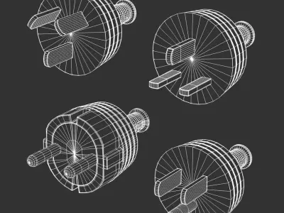  Type A Power Plug Model, Black 