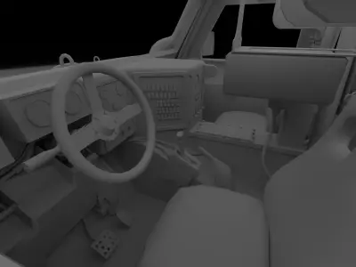 VTLM Lince - Iveco LMV Low-poly 3D model