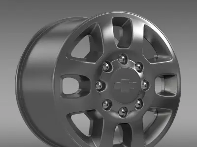 Chevrolet Silverado 3500HD 2012 rim 3D model