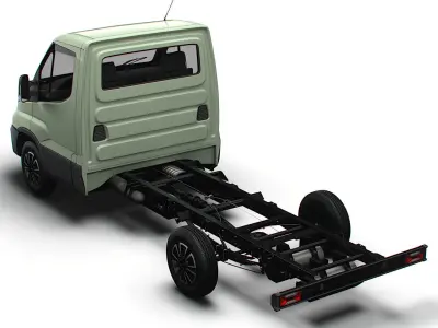 Iveco Daily Single Cab L2 Chassis 2024 3D model