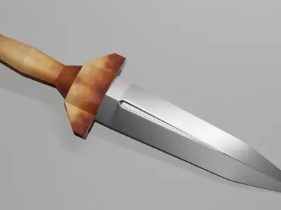 Khanja Indian Style  Blade  3D model