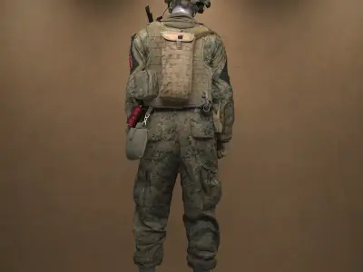 MARSOC Marines Outfit for Genesis 9 3D model
