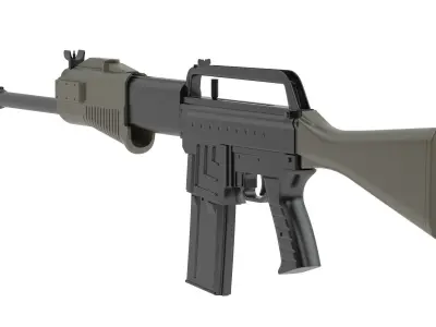 Franchi SPAS-15 3D model