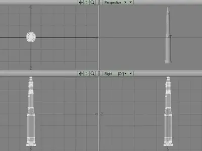 Rocket Missile - Minuteman 3D model