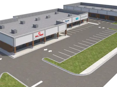 Retail-162 Retail Stores 3D model