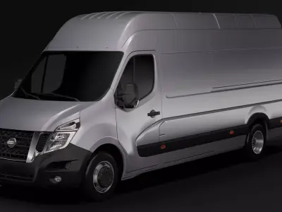 Nissan NV 400 L4H3 Van 2017 3D model