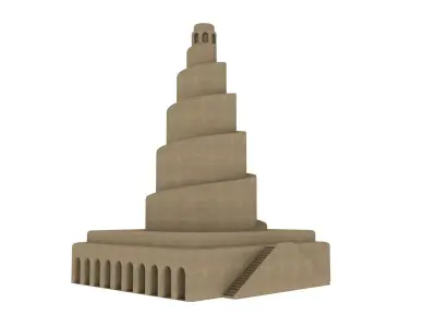 Moulouya Samarra of iraq 3D model