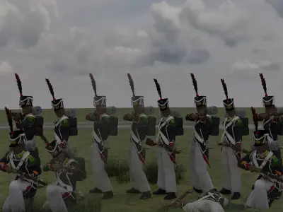 Napoleons Young Guard 3D model