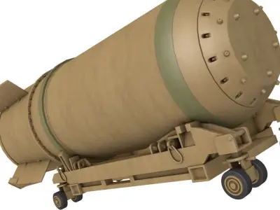 B41 Nuclear Bomb 3D model