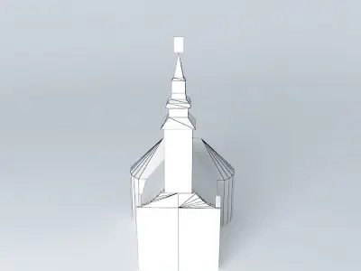 Krisztinavaros Lady of the Snows Parish Church 3D model