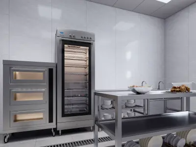 Commercial Kitchen 1 3D model