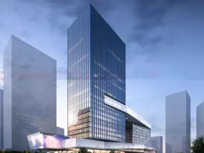 SU model of Headquarters commercial office building 3D model