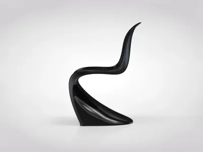 Panton Chair Free low-poly 3D model