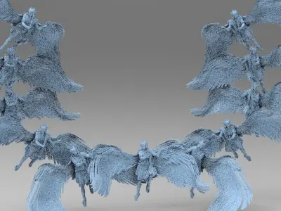Dantes Inferno GhostAngel Portal 3 3D model