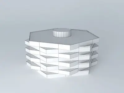 Bolt Nut Complex 3D model